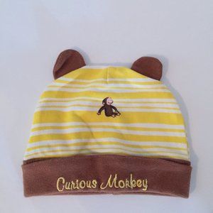 Curious Monkey Baby Cap Size NB